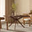 Bayah 70.8" Oval Solid Rubber Wood Dining Table-1943784068