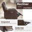 Fauteuils inclinables électriques en simili cuir pour adultes-254085647