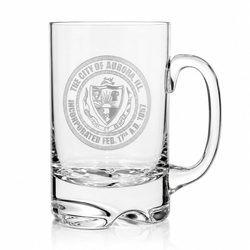 Chope à bière gravée Old Fashioned, cadeau haut de gamme