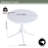 36 Inch PP Round Table, Indoor/Outdoor Dining Table & Coffee Table, Patio Table for Garden, Courtyard, Kitchen, Camping