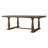 Bernard Weathered Oak Finish Dining Table