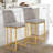 Branchville Upholstered Counter Stool with Metal Frame-795483951