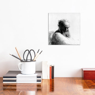 Head Of An Old Man, 1631 by Rembrandt Van Rijn - Wrapped Canvas Gallery-Wrapped Canvas Giclée