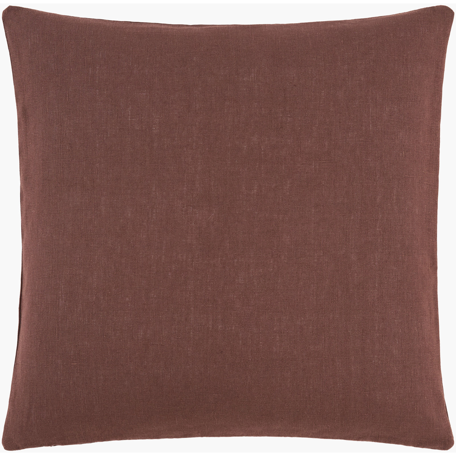 Lanie Accent Pillow, Square 22", Dark Brown