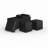 Avalon 35"W Upholstered Storage Ottoman Set with 5 Pieces and Flip-Over Serving Tray Lids-1830977044