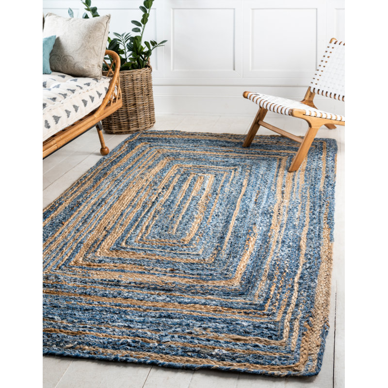 Philo Cotton Striped Indoor Rug, Rectangle 8' x 10'