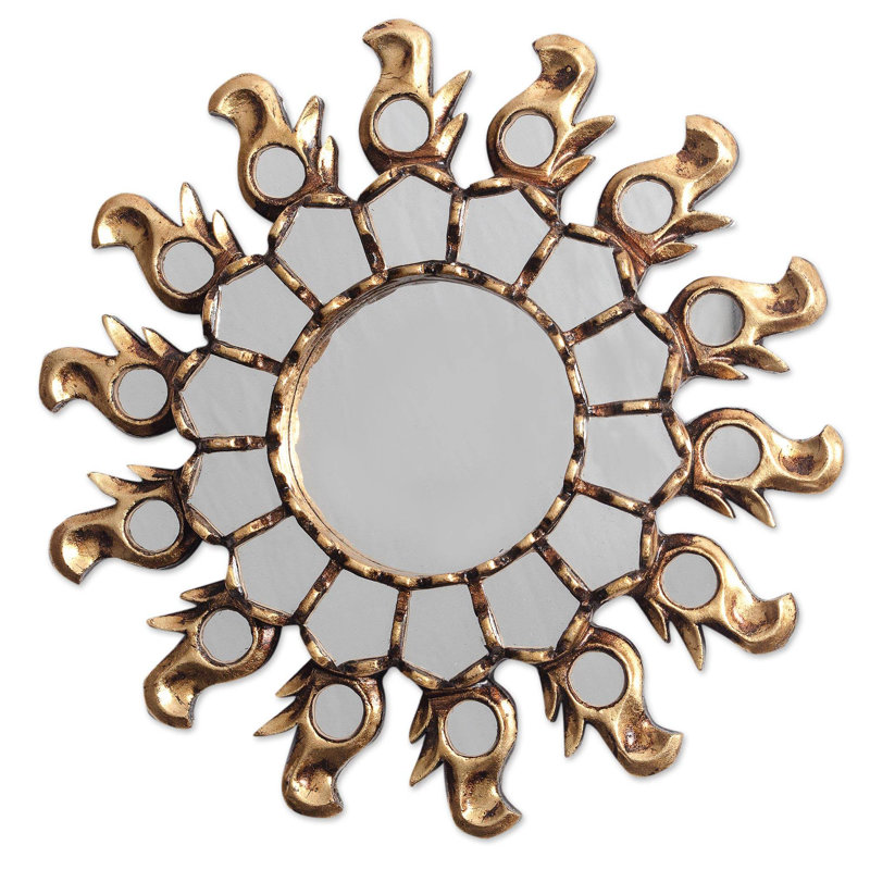 Drihmi Solid Wood Flat Wall Mirror