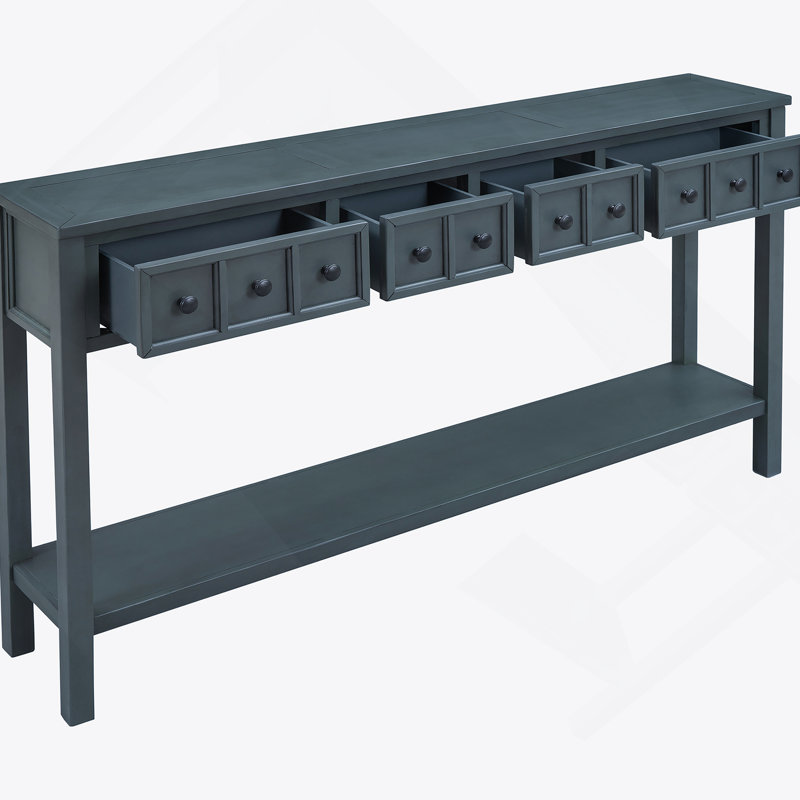 Console 60,03 po, Bleu marine