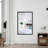 48"x32" Oversized Modern Rectangle Bathroom Mirror with Black Aluminum Frame for Vertical or Horizontal Wall Mounting-763945897