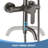 Wall Mount Stainless Steel Triple Function Outdoor Shower With Footwash Spout-122272158