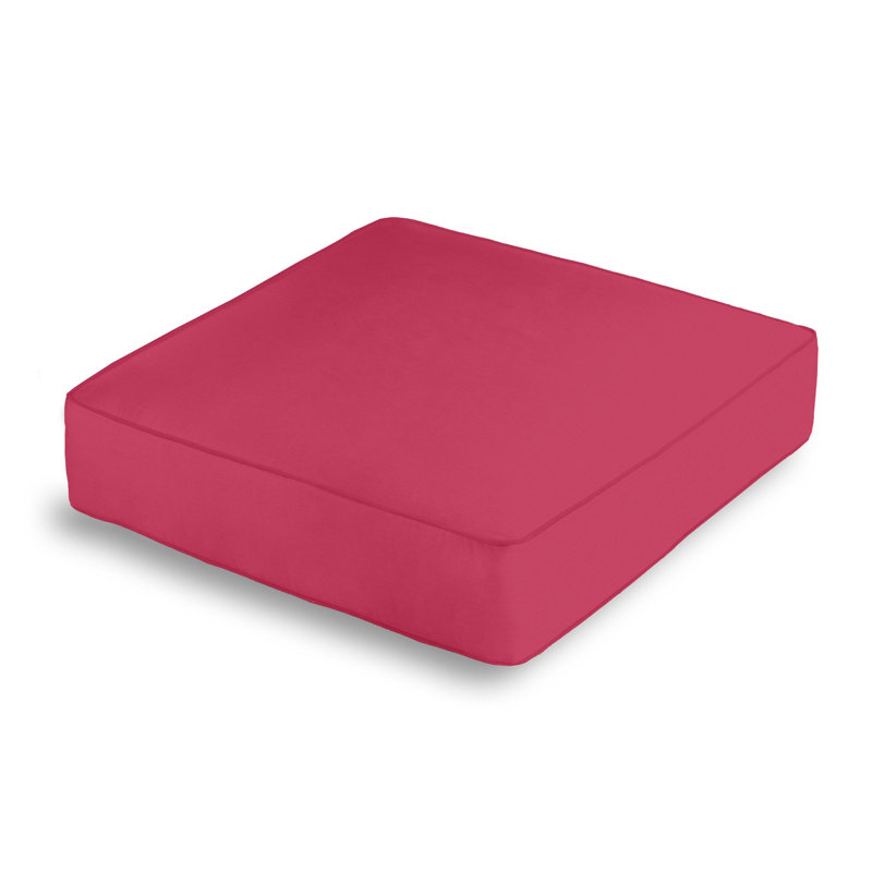 Square Indoor/Outdoor Pillow Cover & Insert, Hot Pink