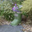 Pot à fleurs en métal galvanisé