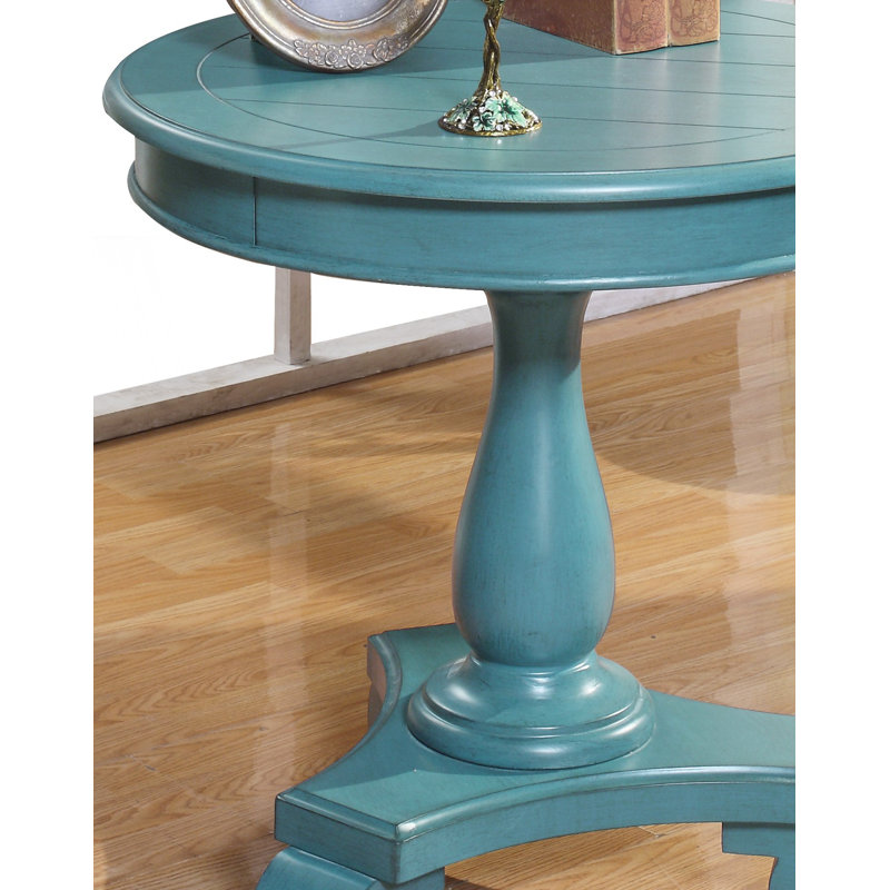 Annable End Table, Teal