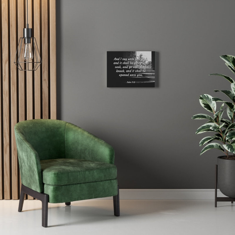 Opened Luke 1:9 - Wrapped Canvas Print, 30cm H x 41cm W