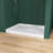 48" X 36" Single Threshold Shower Pan Base In White With Center Drain Assembly & Drain Cover Included