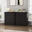 Commode 4 tiroirs l 29,5 po, commode en bois avec tiroirs pour chambre à coucher, placard et salon (ensemble de 2)-882235697