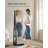 21.5'' Wide Freestanding Jewelry Armoire with Mirror,LED-1970134268