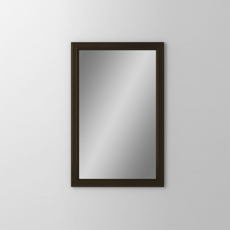 Miroir de salle de bain Main Line, 30 po x 20 po, Bronze brossé