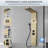 3-way Diverter Shower Tower Panel System with Fixed Shower Head-95168545