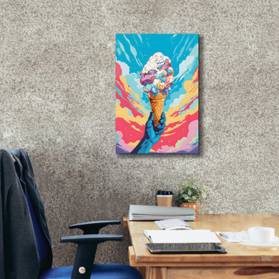 Toile épique «Ice Cream Pop Art» par Andreas Magnusson