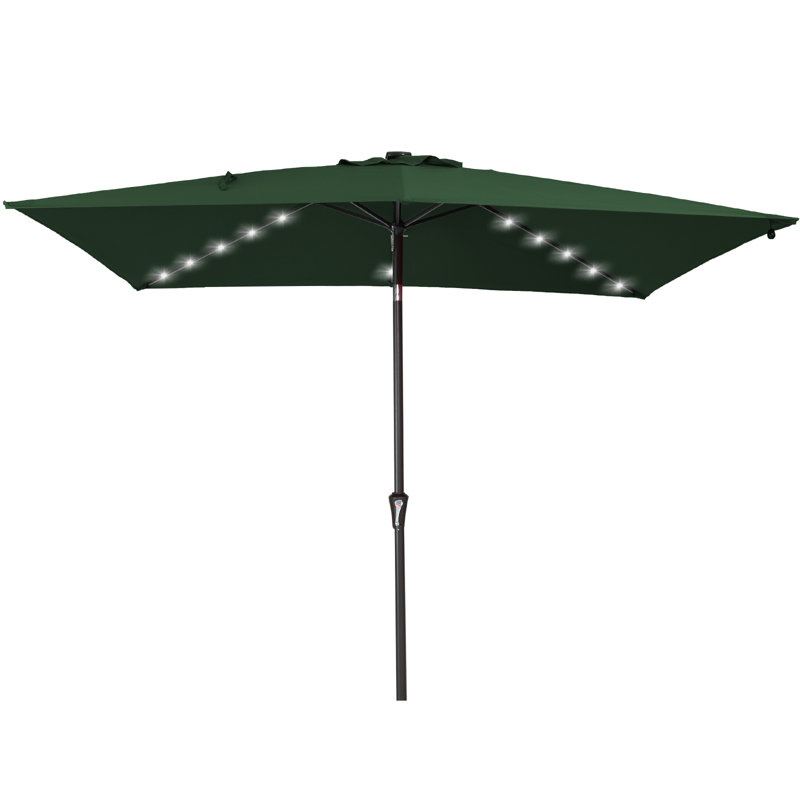 Beka rectangulaire lumineux, Vert foncé