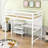 Orwell Twin Size Wooden Loft Bed with Shelves And Desk-1612356351