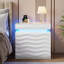 60cm W Manufactured Wood Bedside Table-586502270