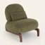 Méridienne Mid-Century moderne avec base traîneau-2091424737