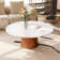Yardley Round Coffee Table Wooden Pedestal Table