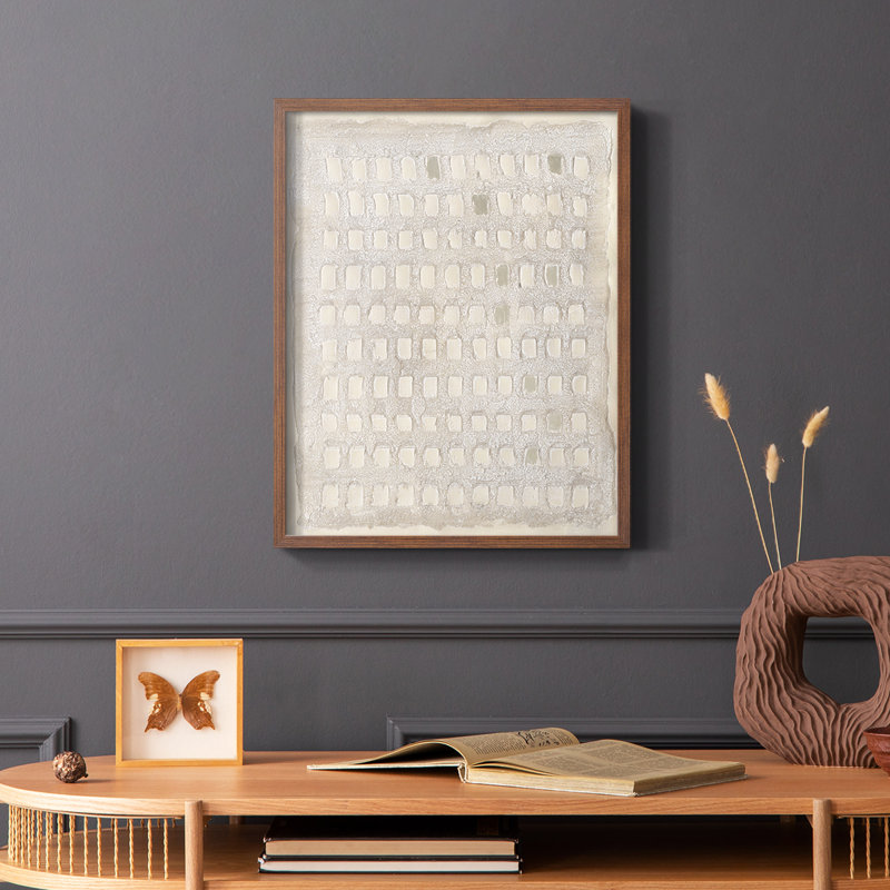 Impression encadrée Pearl Punch Card II - bois massif, H 20 po x l 16 po, Cadre photo brun simple