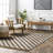 Connie Checkered Wool/Jute Tasseled Area Rug-928461369