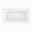 Kingston Brass Aqua Eden 60-Inch Acrylic Rectangular 2-Wall Corner Alcove Tub, Hand Drain-88708063