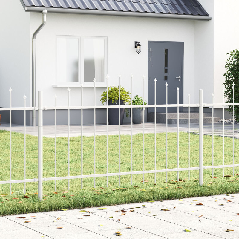 140cm H x 170cm W Powder-Coated Steel Border Fencing