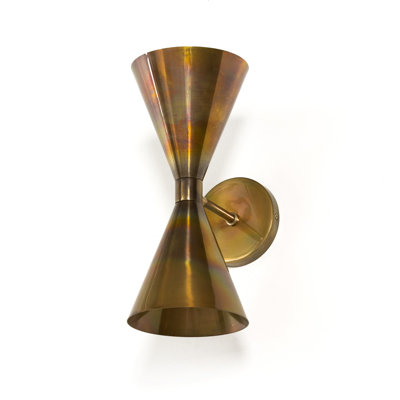 Lomnick Sconce-Burnt Brass