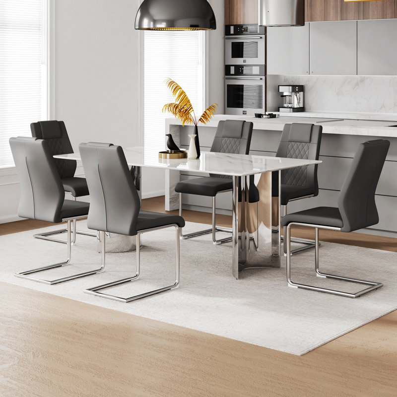 Ensemble repas carré L 71 po x l 39,3 po Jabeen