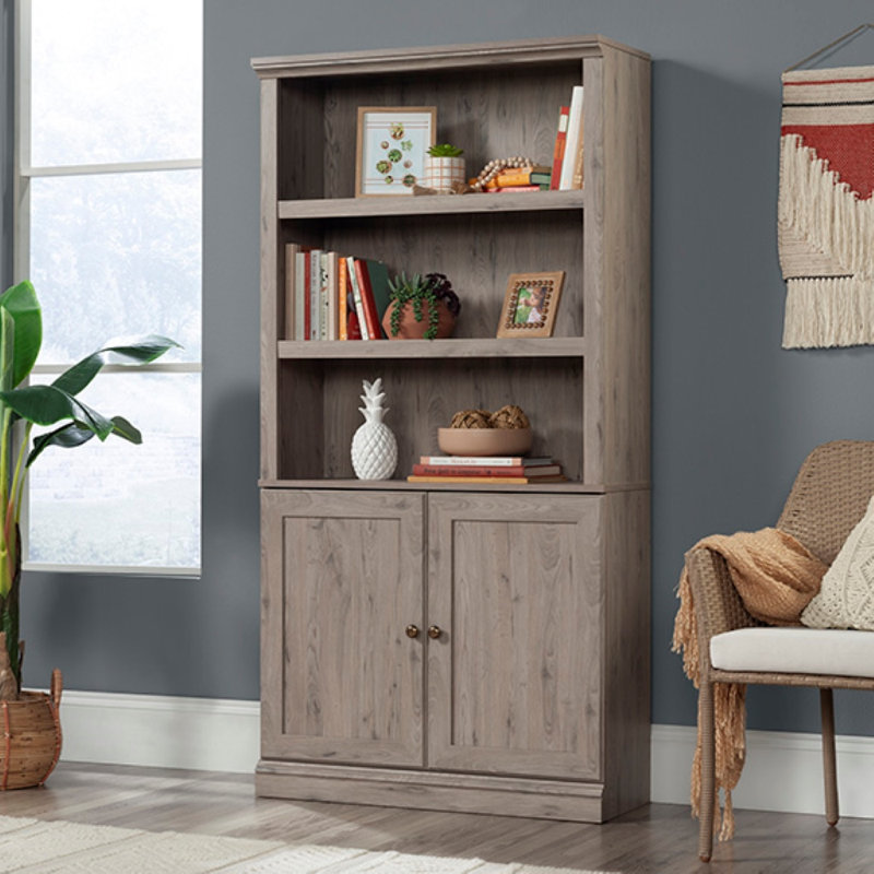 St. Nicholas Standard Bookcase, (3 Shelves) 69.76"H x 35.28"W x 10.51"D, Brown