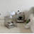 Simple Square Retro Side Table Bedside Table Coffee Table, Fashion Metal Silver Coffee Table Magazine,Set Of Two