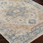 Traditional Washable Rug, Bordered Floral Anti-Slip Rug For Living Room, Dining Room, Bedroom-1150924385