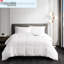 Housse de couette simple en duvet synthétique - housse de couette 100% coton, douce et respirante, facile d'entretien-122455599