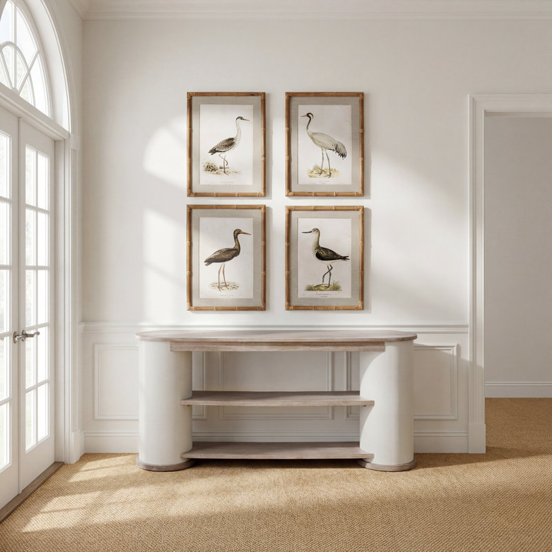 «Wading Bird Prints», ensemble de 4