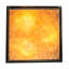 Luminaire suspendu rectangulaire 3 lumières lanternes