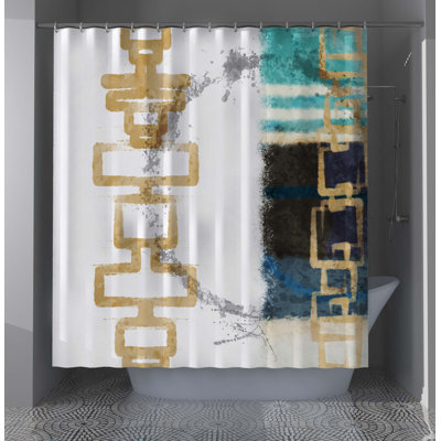 Abstract Shower Curtain