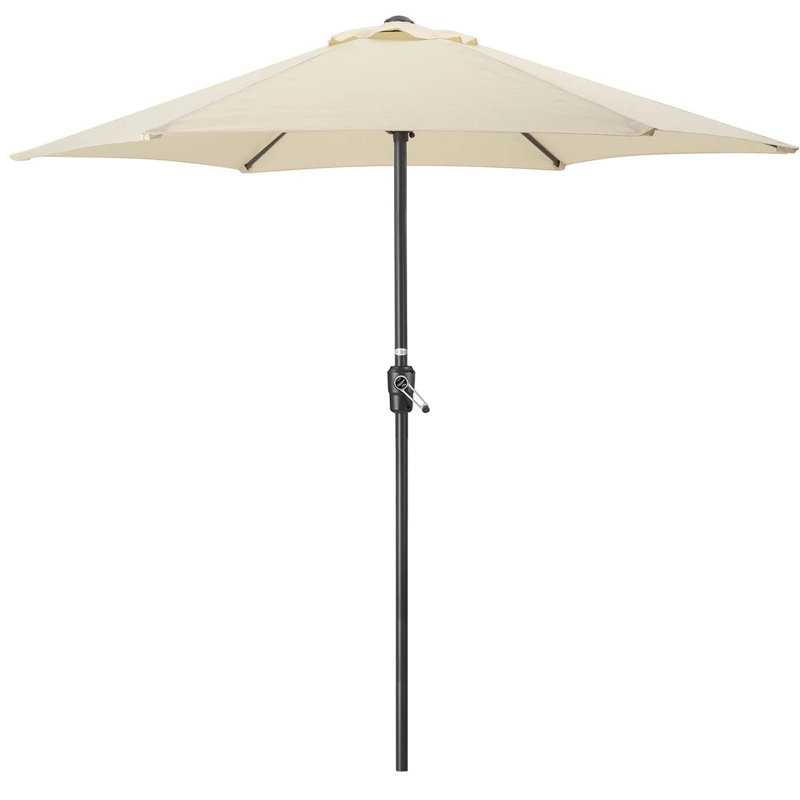 Atri 240cm Market Parasol, Light Cream