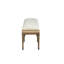 Banc en chêne Angeleigh, naturel