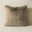 Ensemble de 1 housse de coussin de luxe en fausse fourrure de chinchilla de luxe, 20 po x 20 po-116784785-125421069