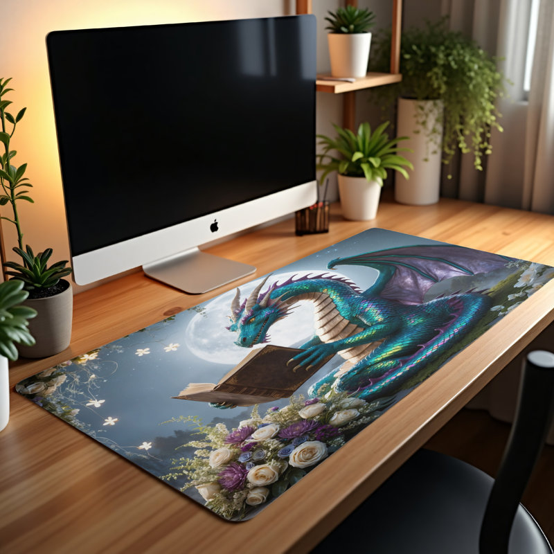 Polyester Desk Pad, 31.5x15.5
