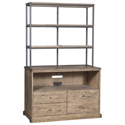 Arcadian Credenza Desk with Power Outlet