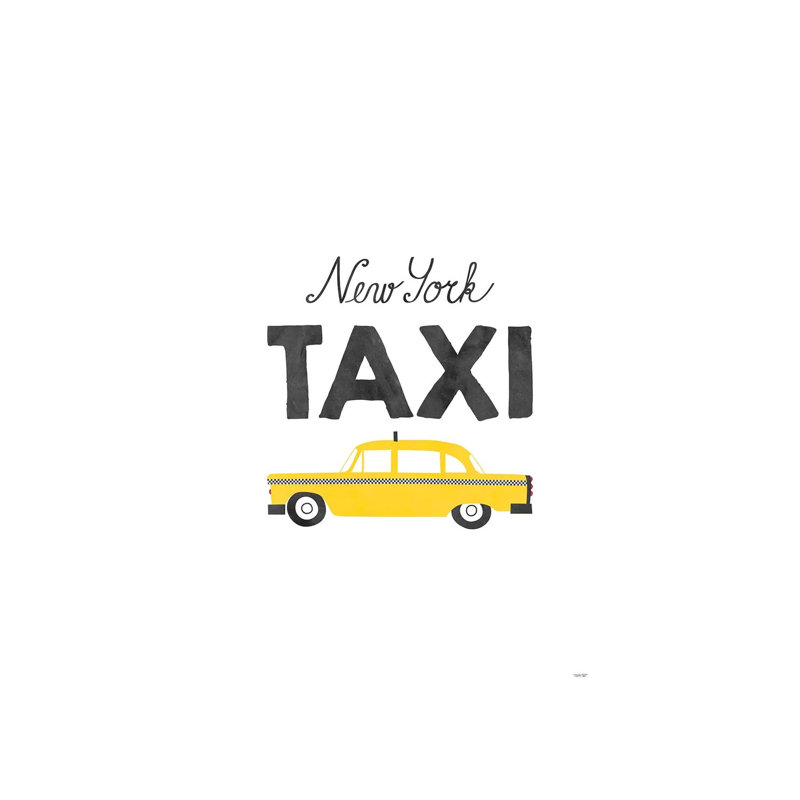 New York Taxi by TomasDesign - Wrapped Canvas Print, 30.48 cm H x 45.72 cm W