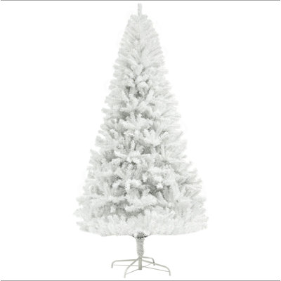 6ft Tall Artificial Christmas Tree, Unlit Xmas Tree with 1000 Branch Tips, Auto Open, Steel Base, Holiday Décor for Home Office