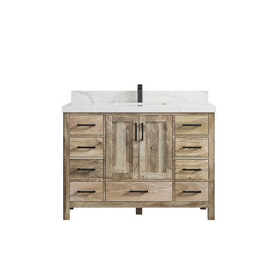 Malibu 48'' Single Bathroom Vanity with Top